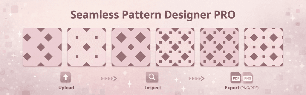 Seamless Pattern Designer PRO — 無縫圖案檢查器