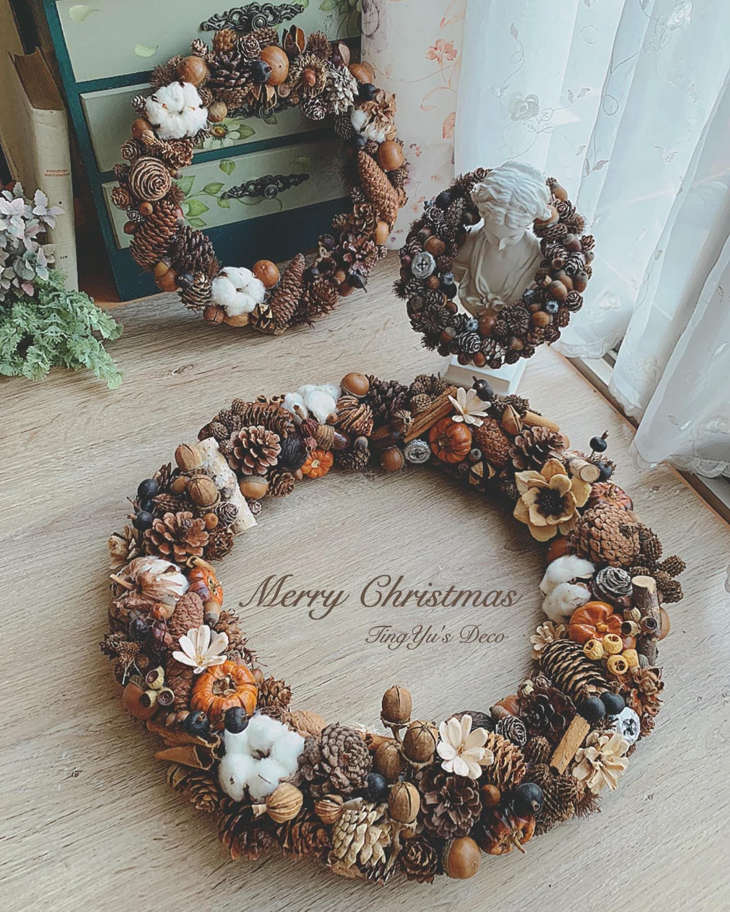 Wreaths & Seasonal Decor | 種子果實花圈與節慶佈置 — 5
