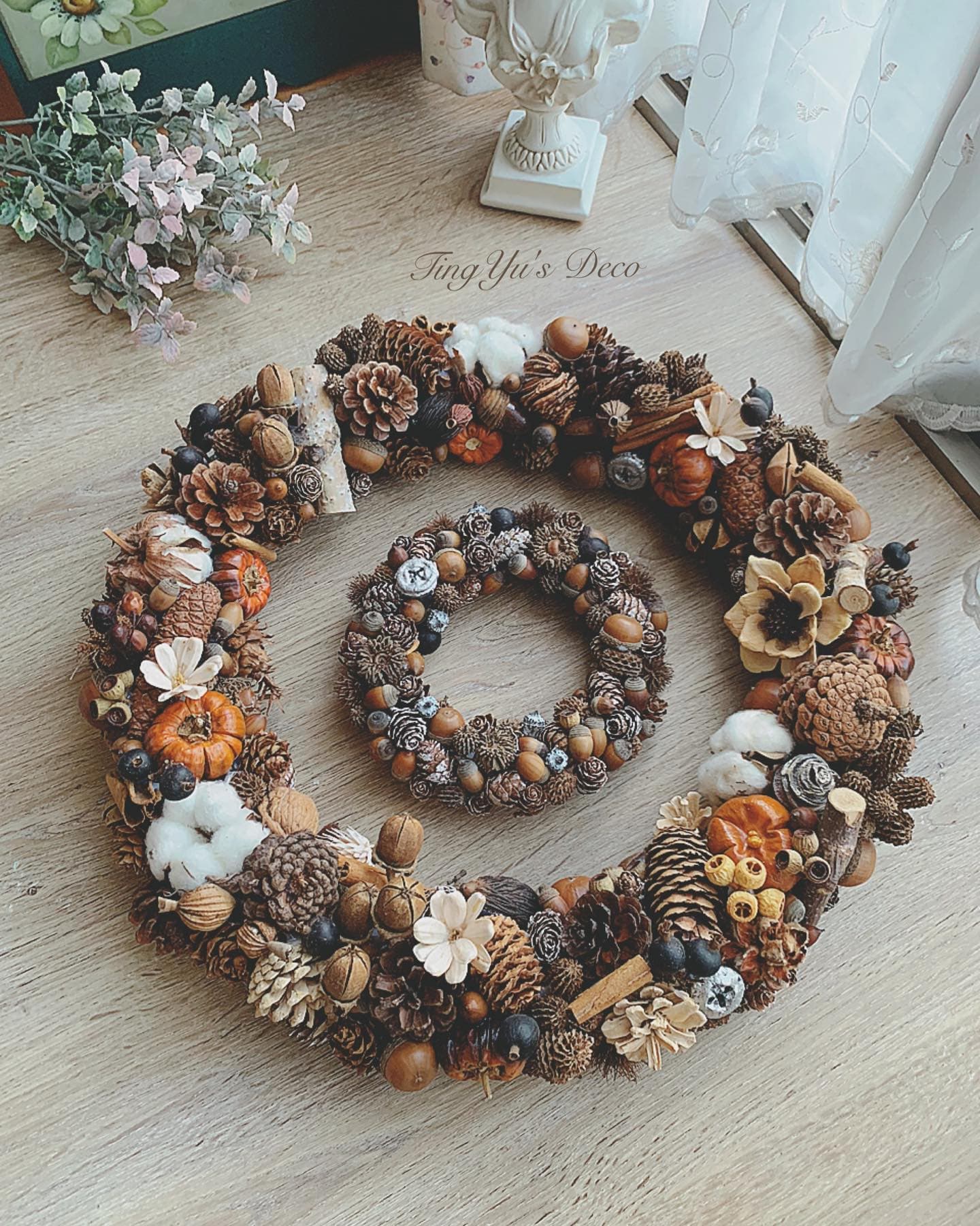 Wreaths & Seasonal Decor | 種子果實花圈與節慶佈置 — 6