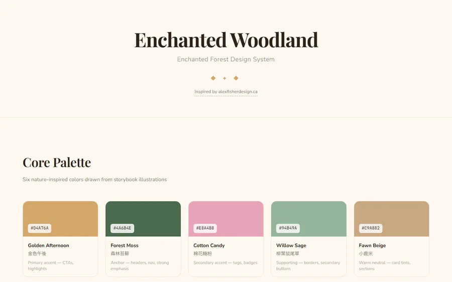 Enchanted Woodland preview