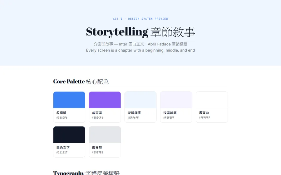 Storytelling preview