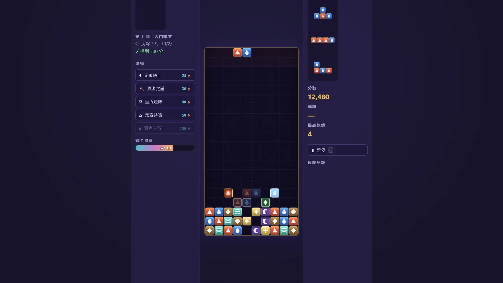 元素煉金工坊 — Elemental Alchemy Lab