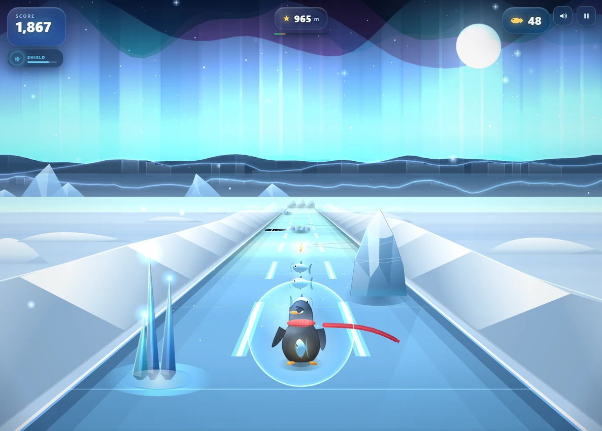 POLAR AURORA — The Great Penguin Adventure
